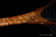 Custom Curly Koa, Teak, Wenge & Mahogany Net with Curly Koa Magnetic Net Release