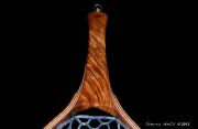 Custom Sierra Net, Bubinga & Curly Maple Hoop and a Spectacular Curly Koa Handle w/Bloodwood Heart