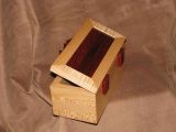 Quartersawn Sycamore Hummingbird Box.  Hinges And Hummingbird latch are Cocobolo.  Top is Snakewood 