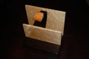 Wenge, Carolina Cherry Burl & Bird's Eye Maple Napkin Holder