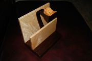 Wenge, Carolina Cherry Burl & Bird's Eye Maple Napkin Holder
