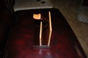 Wenge, Carolina Cherry Burl & Bird's Eye Maple Napkin Holder