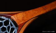 Custom Sierra  Net - Rare and Very Beautiful Carolina Cherry Burl w/Wenge& Cherry Hoop $450.00