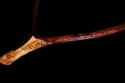 The client Requested this specific inscription.  Copper on Wenge