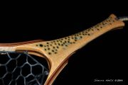 Custom Fly Fishing Net, Salmo Trutta, by Sierra Nets