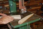 Cutting out the handle blank