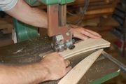 Cutting out the handle blank