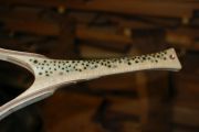 The inlaid spots after completion