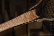 Custom Fly Fishing Net, by Sierra Nets, Quilted Maple, Wenge & Curly Maple