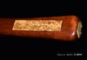 Custom Quilted Mahogany Guide Net-Custom brass butt plate Custom Brass Inlaid Dots 22,24,&26