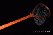 Custom Quilted Mahogany Guide Net-Custom brass butt plate Custom Brass Inlaid Dots 22,24,&26