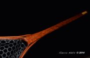 Custom Quilted Mahogany Guide Net-Custom brass butt plate Custom Brass Inlaid Dots 22,24,&26
