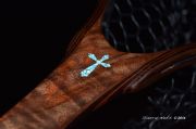 Custom Claro Walnut Fly Fishing Net by Sierra Nets 
