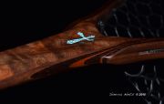 Custom Claro Walnut Fly Fishing Net by Sierra Nets 