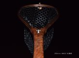 Custom Claro Walnut Fly Fishing Net by Sierra Nets 
