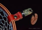 A custom Maple burl fly fishing net by Sierra Nets