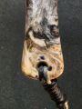Solid brass, pressed-in lanyard hole