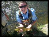 Our Client, Noel Trout (Yes, Trout!) & his 2 sons did very well on Hot Creek in California