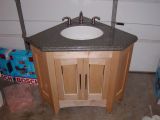 A Custom Maple Corner Vanity