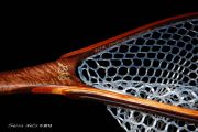 Sierra Nets Custom Curly Claro Walnut, Mahogany & Wenge Fly Fishing Net