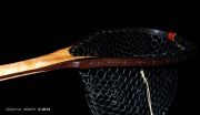 Sierra Nets Profssional Guide Net-  Reinforced Wenge Hoop & a Cat's Paw Burl Maple and Wenge Handle