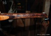 Sierra Nets Custom Fly Fishing Net. Curly Claro Walnut, Mahogany & Wenge  