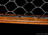Sierra Nets Custom Curly Koa, Teak, Wenge, and Mahogany Net with Chrisocolla Inlays
