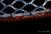 Carolina Cherry Burl with a Wenge spine for strength. The hoop is Wenge. Inlaid turquoise & Copper.
